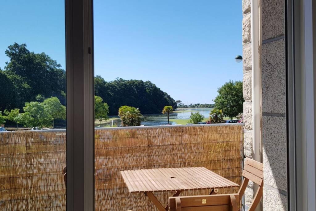 Bel appartement la Forêt-Fouesnant vue sur la baie Exterior foto