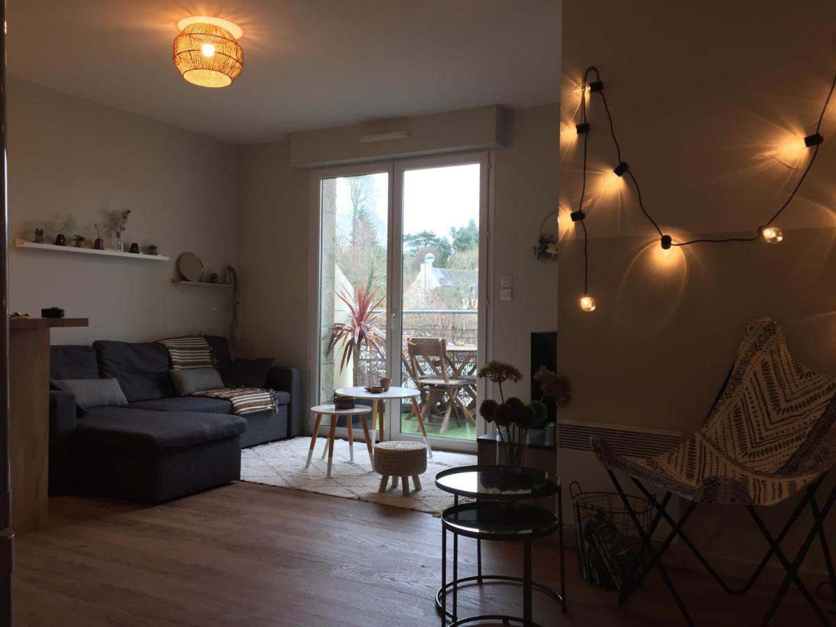 Bel appartement la Forêt-Fouesnant vue sur la baie Exterior foto